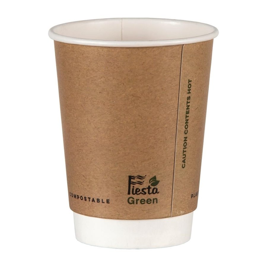 Nachhaltige doppelwandige Kaffeetassen 34 CL | 25 Stück