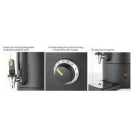 Edelstahl Percolator | Concept Line | mattschwarz | 10 Liter | 270 x 270 x (H) 500 mm