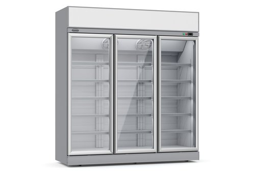  Combisteel Kühlschrank 3 Glastüren | 179 x 55 x 156,9 (h) cm 