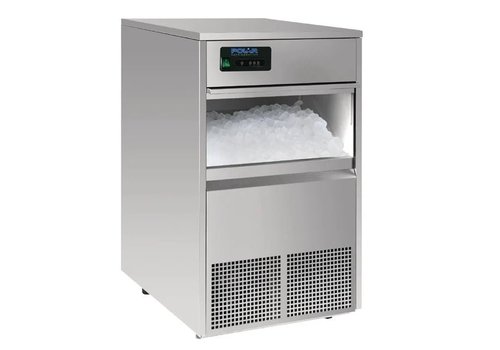  Polar Eismaschine | Edelstahl | 50kg Leistung | 83(H)x50(B)x60(T) cm 