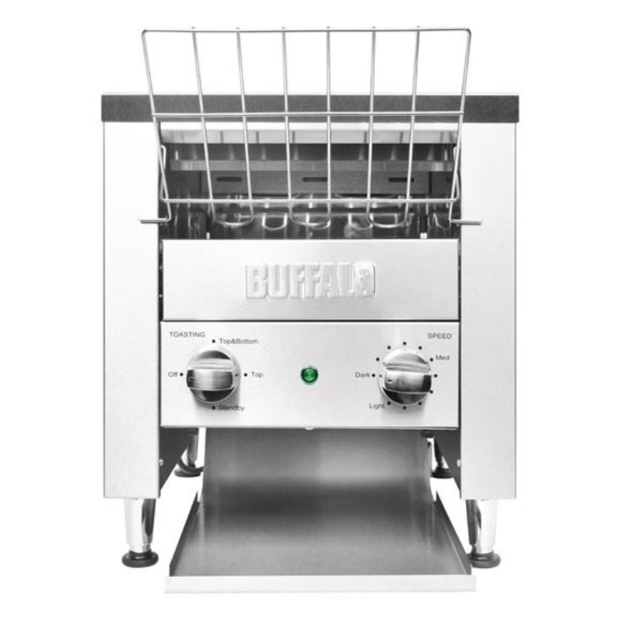 Doppelförderbandtoaster | Edelstahl | 38(H)x75(B)x37(T) cm