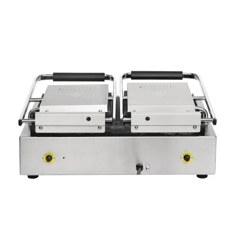 Kontaktgrill | Doppel | Edelstahl | 21(H)x55(B)x40(T) cm