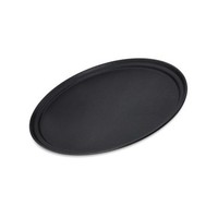 Ovale Anti-Rutsch-Schale | Fiberglas / Stahl | 690 x 560 x 26 mm