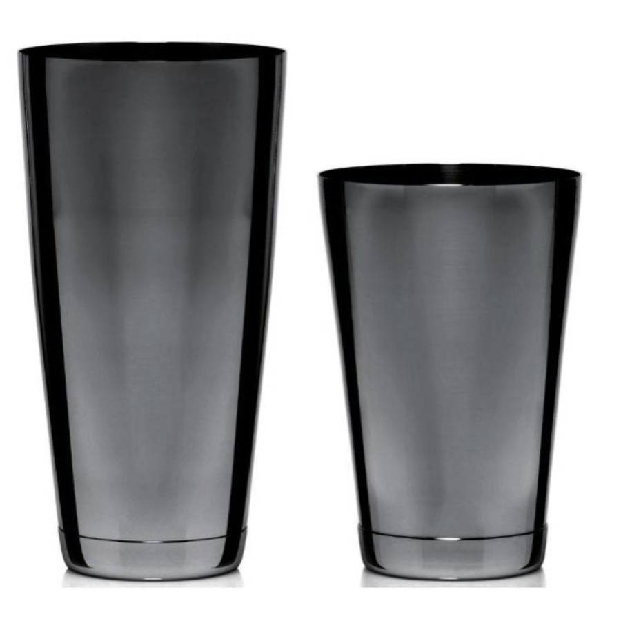 Cocktail Shaker | 2 Stück | Schwarz | 800 ml