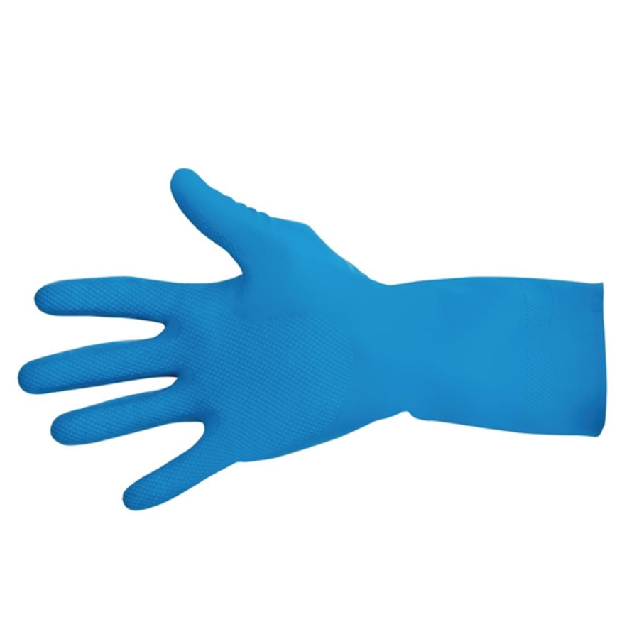 wasserdichte Handschuhe für die Zubereitung von Speisen blau