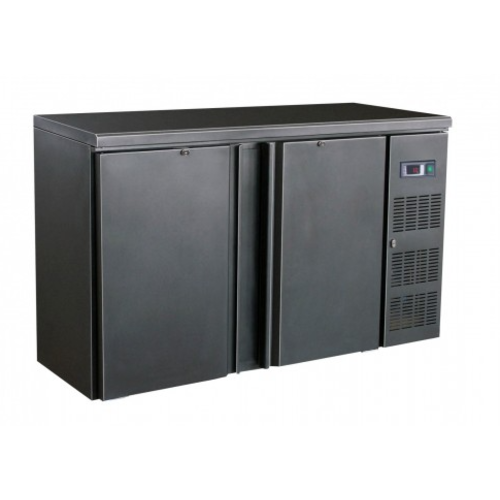  Combisteel Black Bar Cooler mit 2 Türen | 350 Liter | 146x51x (h) 86 cm 