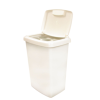 Weißer Plastikbecher-Abfallbehälter | 5 Löcher