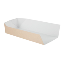 Abbaubare Baguettebox | 500 Stück | 25cm | Kraftpapier