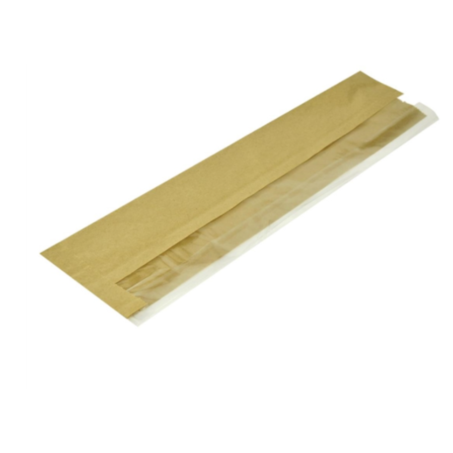 Abbaubare Baguette-Taschen | Kraftpapier | 1000 Stück | 35,5 (h) × 17 (B) × 10,2 (T) cm