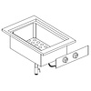 Combisteel Bain-Marie-Element | 230 V / 2 kW