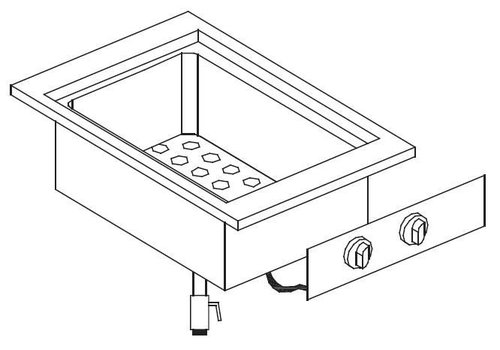  Combisteel Bain-Marie-Element | 230 V / 2 kW 