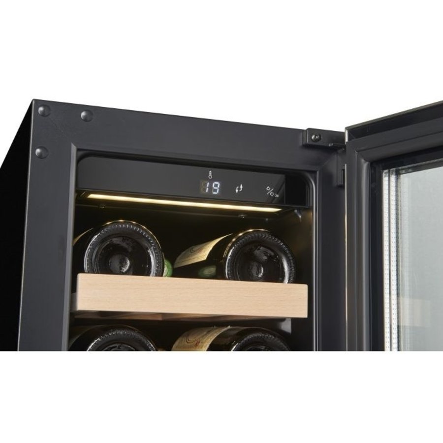 Combisteel Weinkühlschrank mit Glastür | 24 Flaschen | 42 dB | eine  Temperaturzone - NeumannKoch