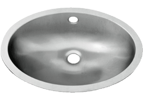  NeumannKoch Edelstahl Waschbecken / Brunnen Oval | 33 x 45 x 15 cm 