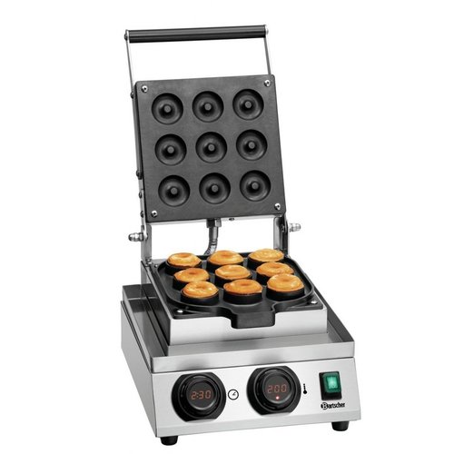  Bartscher Waffeleisen MDI Donut 400 | Rostfreier Stahl 