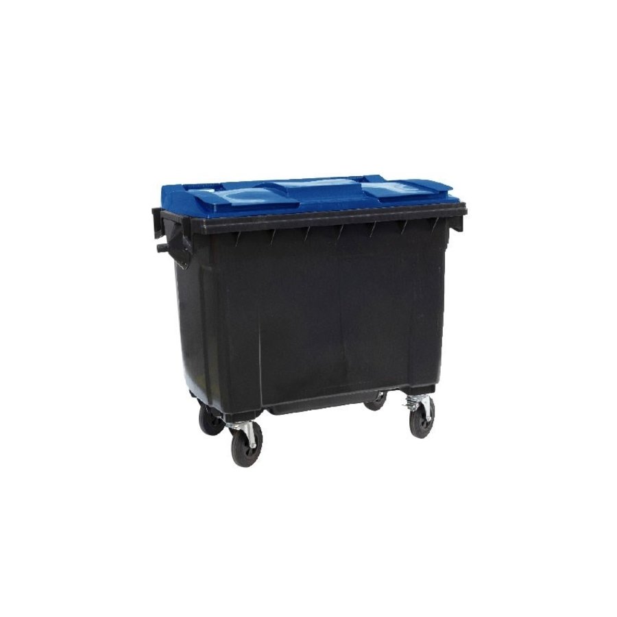 Abfallbehälter - 4 Räder | Farbabdeckung