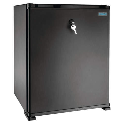  Polar Hotelzimmer Kühlschrank | 30L | Schwarz | 53(H)x40(B)x42(T) cm 