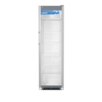 Display Flaschenkühlschrank aus Stahl