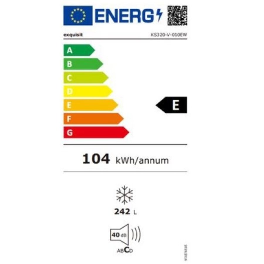 Kühler geschlossene Tür | KS320-V-010EW | 242 Liter