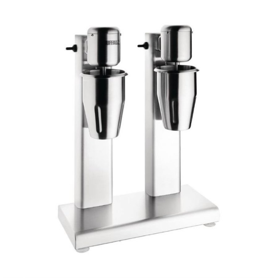 Milchshakemixer | Doppel | Edelstahl | 42(B)x42(T)x56(H) cm