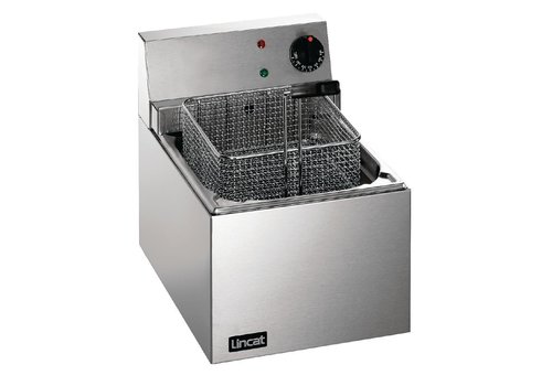  Lincat Tisch-Einzelfritteuse LDF 4L | 230 V | Edelstahl | 31,5 x 27 x 41,7 cm 