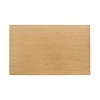 Bolero Vorgebohrte rechteckige Tischplatte | Eschenfurnier | 1100 x 700 mm