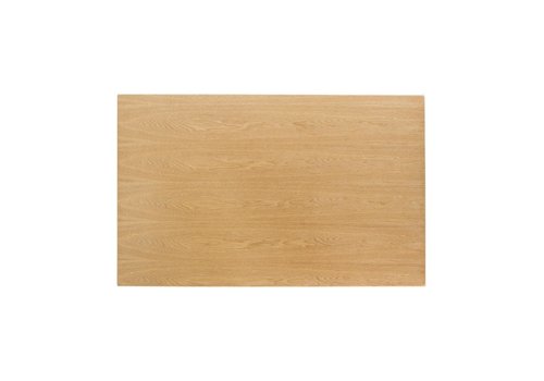  Bolero Vorgebohrte rechteckige Tischplatte | Eschenfurnier | 1100 x 700 mm 