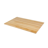 Tischplatte | Vorgebohrt | Rechteckig | Holz | Natürlich | 1100 x 700 mm
