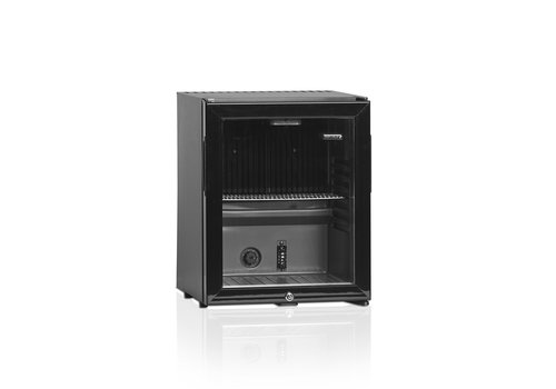  NeumannKoch Minibar | Schwarz | Umkehrbare Glastür | 402 x 428 x 500 mm 