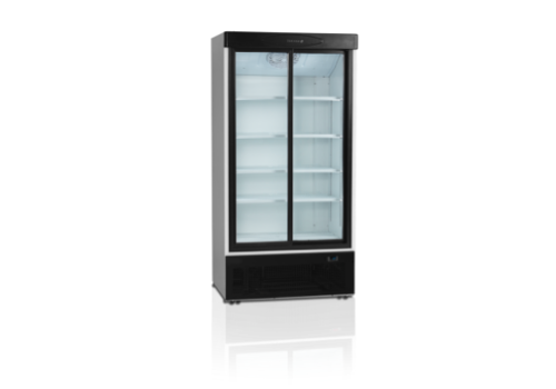  NeumannKoch Kühlschrank anzeigen | 2 Glastüren | Schwarz | 100 x 74 x 199 cm 
