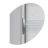 Displaykühler | Weiß | Glastür | Verstellbare Fachböden | 60x60x185cm
