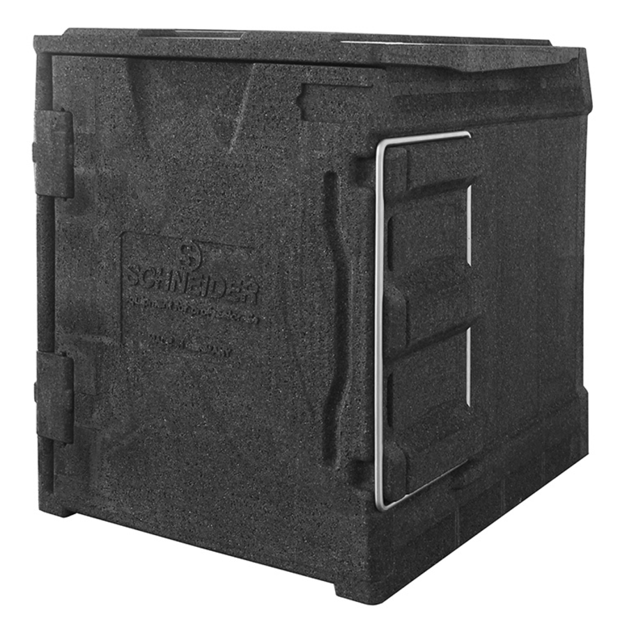 Polypropylen Frontlader Thermobox | Schwarz | (600x400mm)