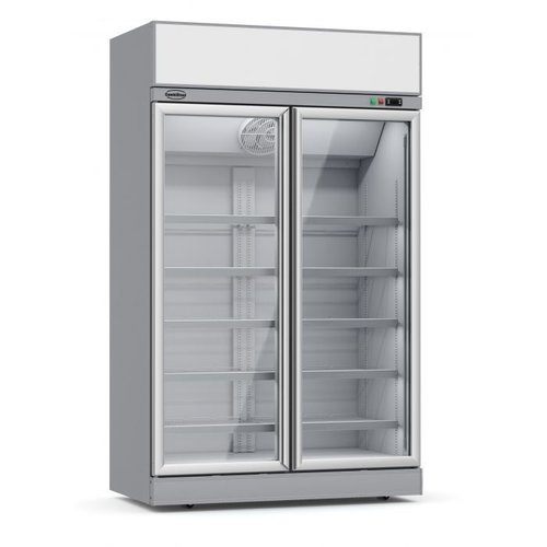  Combisteel Kühlschrank | 2 Glastüren | 1000L 