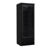 Saro Kühlschrank mit Glastür | 1 / +10 °C | schwarz | 75 x 71 x 200,3 cm