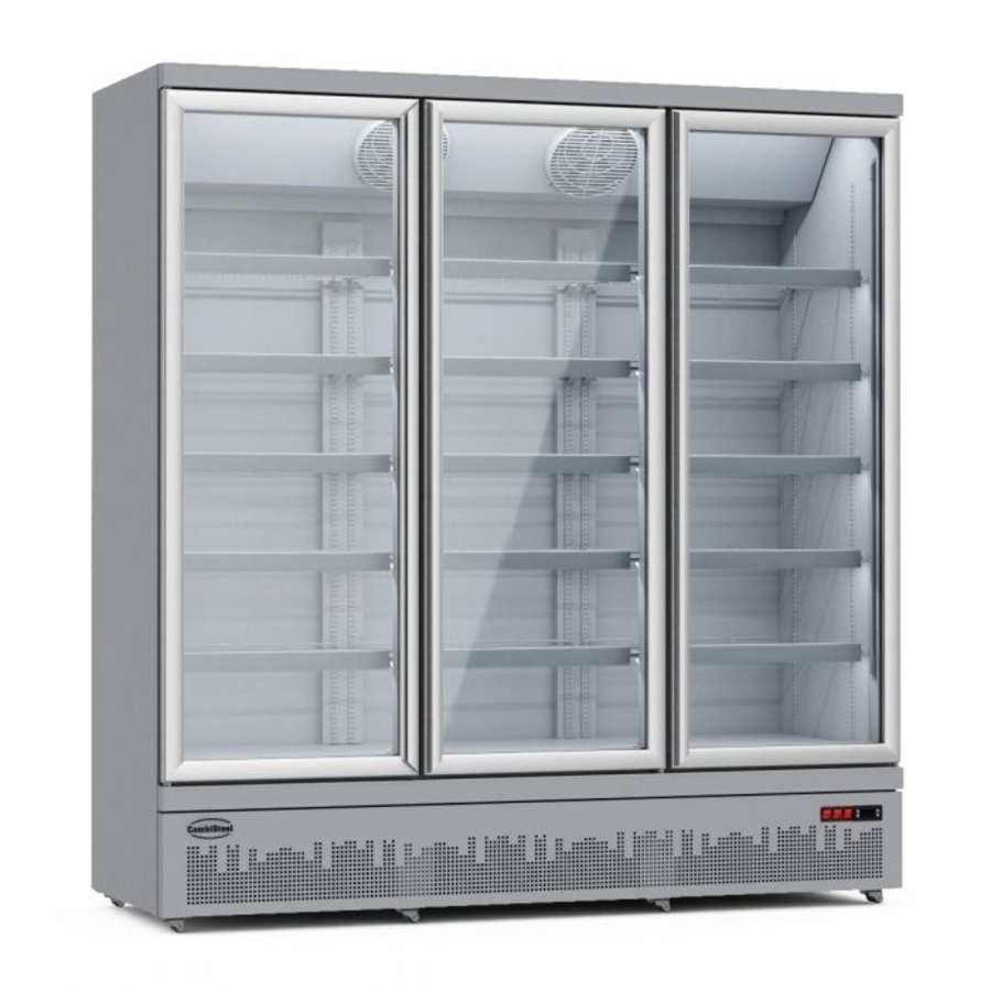 Kühlschrank 3 Glastüren | 1530 Liter | 199,7x71x156,9(h) cm