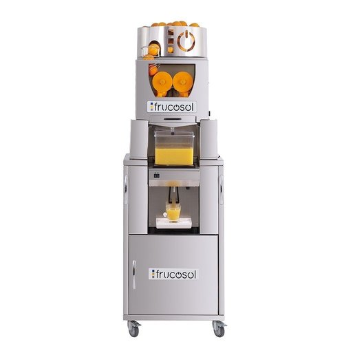  Frucosol Gefrierschrank Zitruspresse | 20-25 Orangen/min | Automatik + Kühlsystem | 580x720x1970 (h) mm 