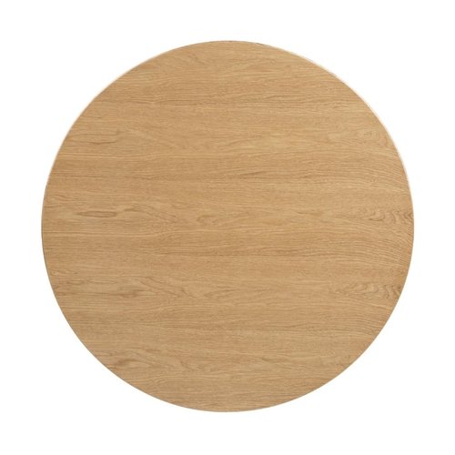  Bolero Vorgebohrte runde Tischplatte | Eschenfurnier | 600 mm 