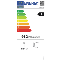 Kühlvitrine | ABS | 2 Gitter | 100 L | 68(H)x68(B)x45(T) cm