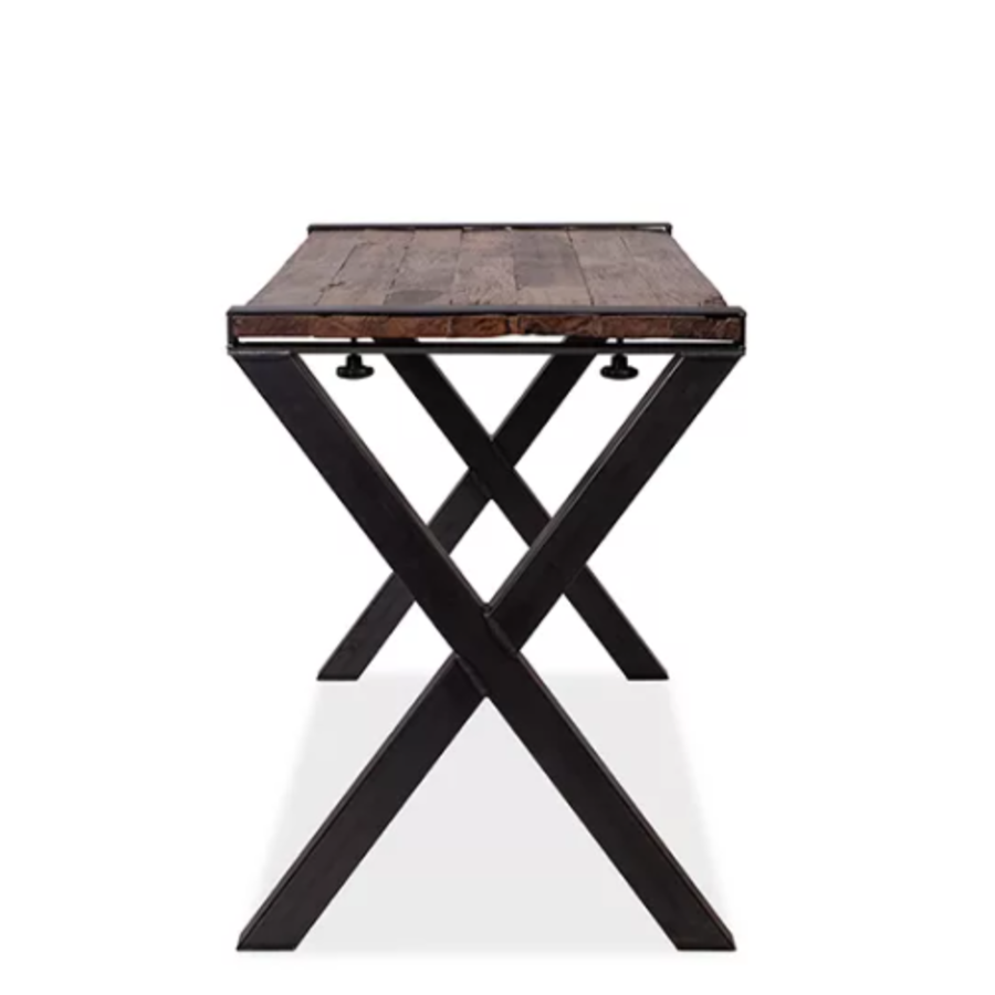 Old Dutch Tisch mit Barnwood-Tischplatte | 180x80x110 cm  |  X Gestell