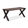 NeumannKoch Old Dutch Tisch mit Barnwood-Tischplatte | 180x80x76cm | X Gestell