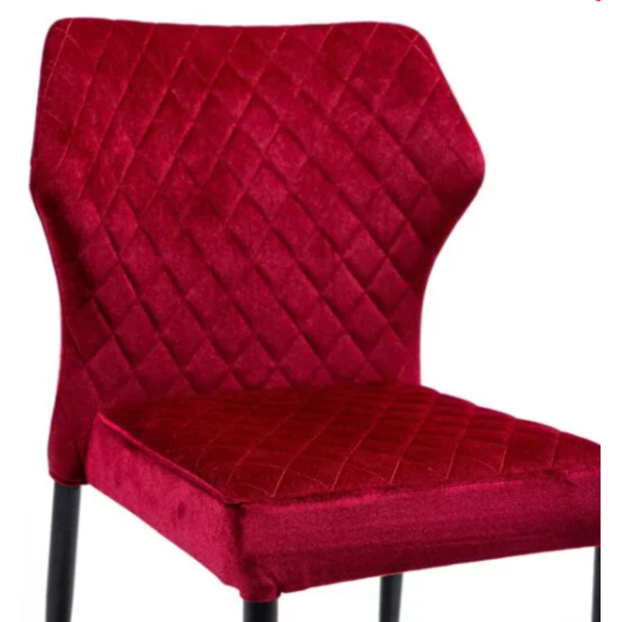 Barhocker Louis | Velours Bordeaux