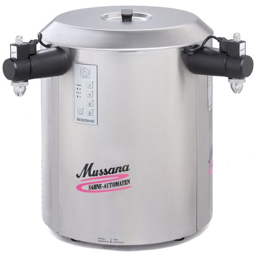  Mussana Schlagsahnemaschine Mussana | 2x6 Liter Duo | 430 x 550 mm 