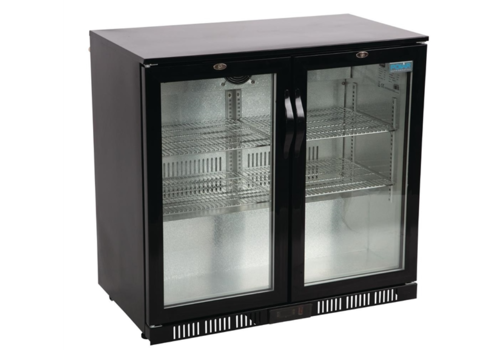  Polar Serie G Barkühlschrank mit 2 Klapptüren 198L/  85(H) x 90(B) x 52(T)cm 