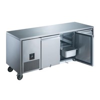 Dreitürige Kühltheke Polar 420L - 85(H) x 188,5(B) x 66(T)cm