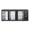 Polar Polar U-Series Bar Kühlschrank mit 3 Türen Display - 86(H) x 200,2(B) x 53,5(T)cm