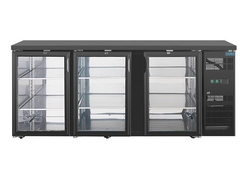  Polar Polar U-Series Bar Kühlschrank mit 3 Türen Display - 86(H) x 200,2(B) x 53,5(T)cm 