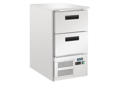  Polar Polar G-Series Thekenkühlschrank mit 2 GN-Schubladen - 86,85(H) x 47,8(B) x 70(T)cm 