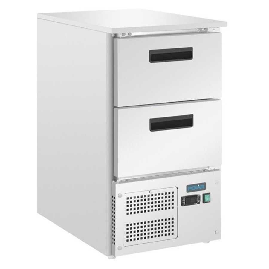 Polar G-Series Thekenkühlschrank mit 2 GN-Schubladen - 86,85(H) x 47,8(B) x 70(T)cm