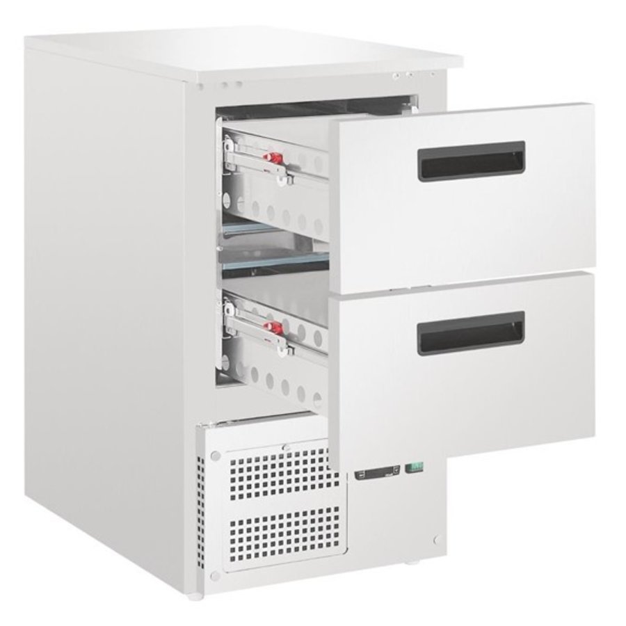 Polar G-Series Thekenkühlschrank mit 2 GN-Schubladen - 86,85(H) x 47,8(B) x 70(T)cm