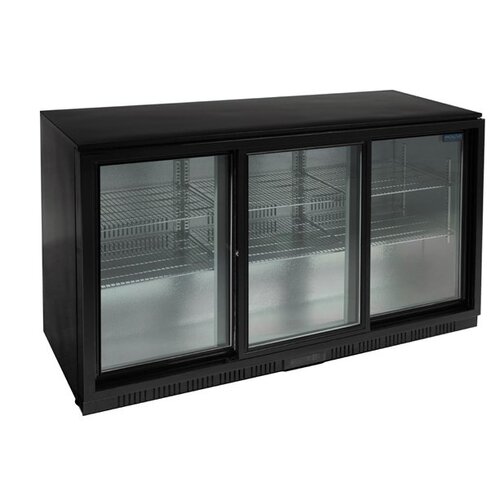  Polar Polar G-Serie Niedriges Modell Barkühlung Drei Schiebetüren 320L - 85(H) x 135(B) x 52(T)cm 