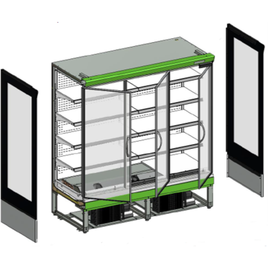 Supermarkt-Multideck-Kühlschrank EXTRA1250CD